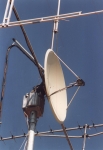 "HAM"-Anwendung mit Parabol- und Yagi-Antennen